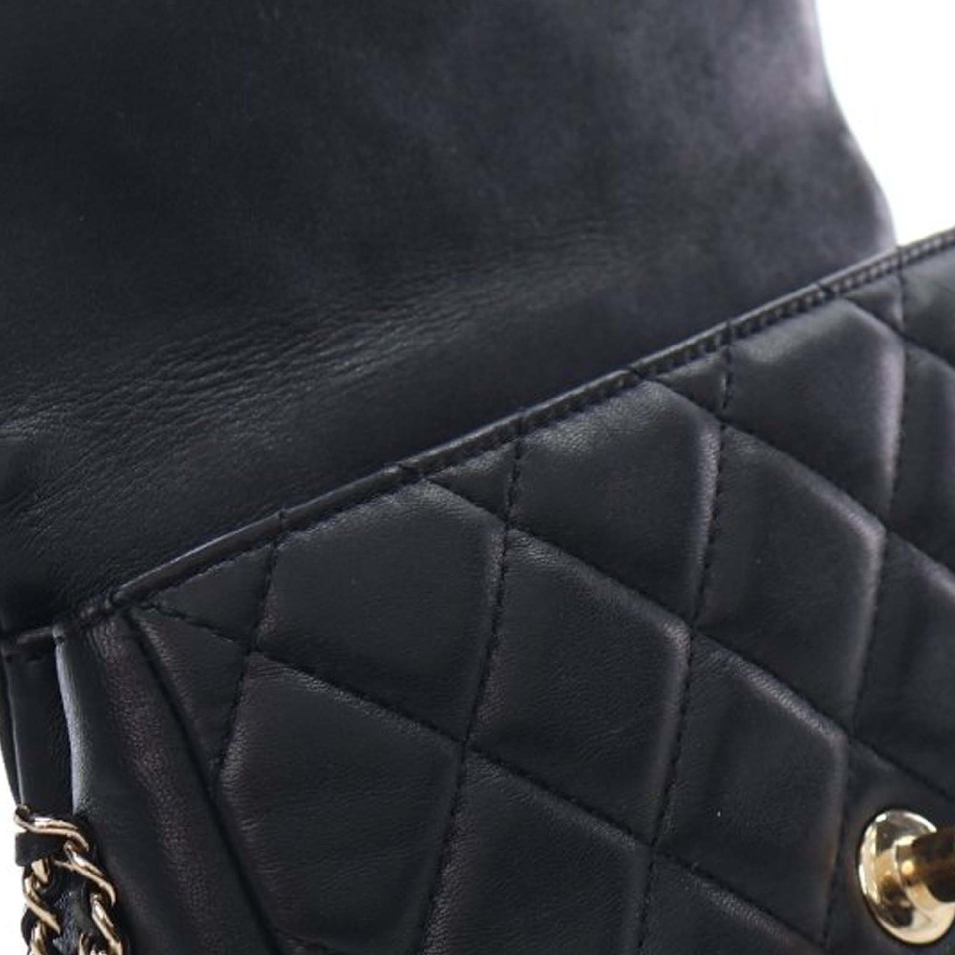 Chanel Small Quilted Lambskin My Precious Pearls Chain Flap