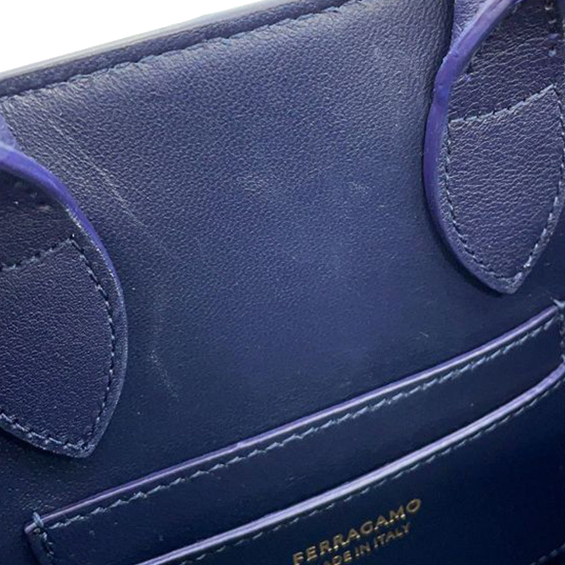 Ferragamo Calfskin Hug Satchel XS