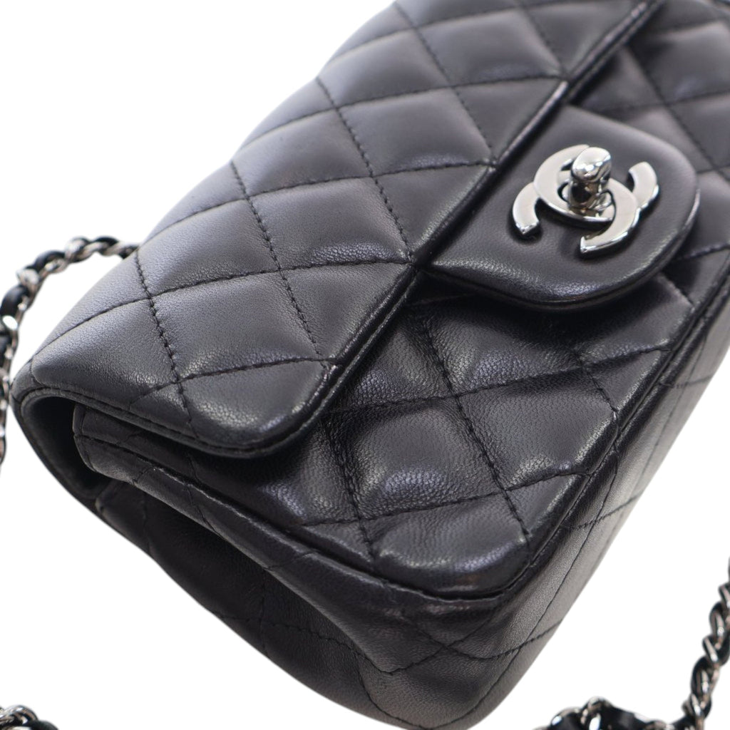 Chanel Extra Mini Rectangular Classic Lambskin Single Flap
