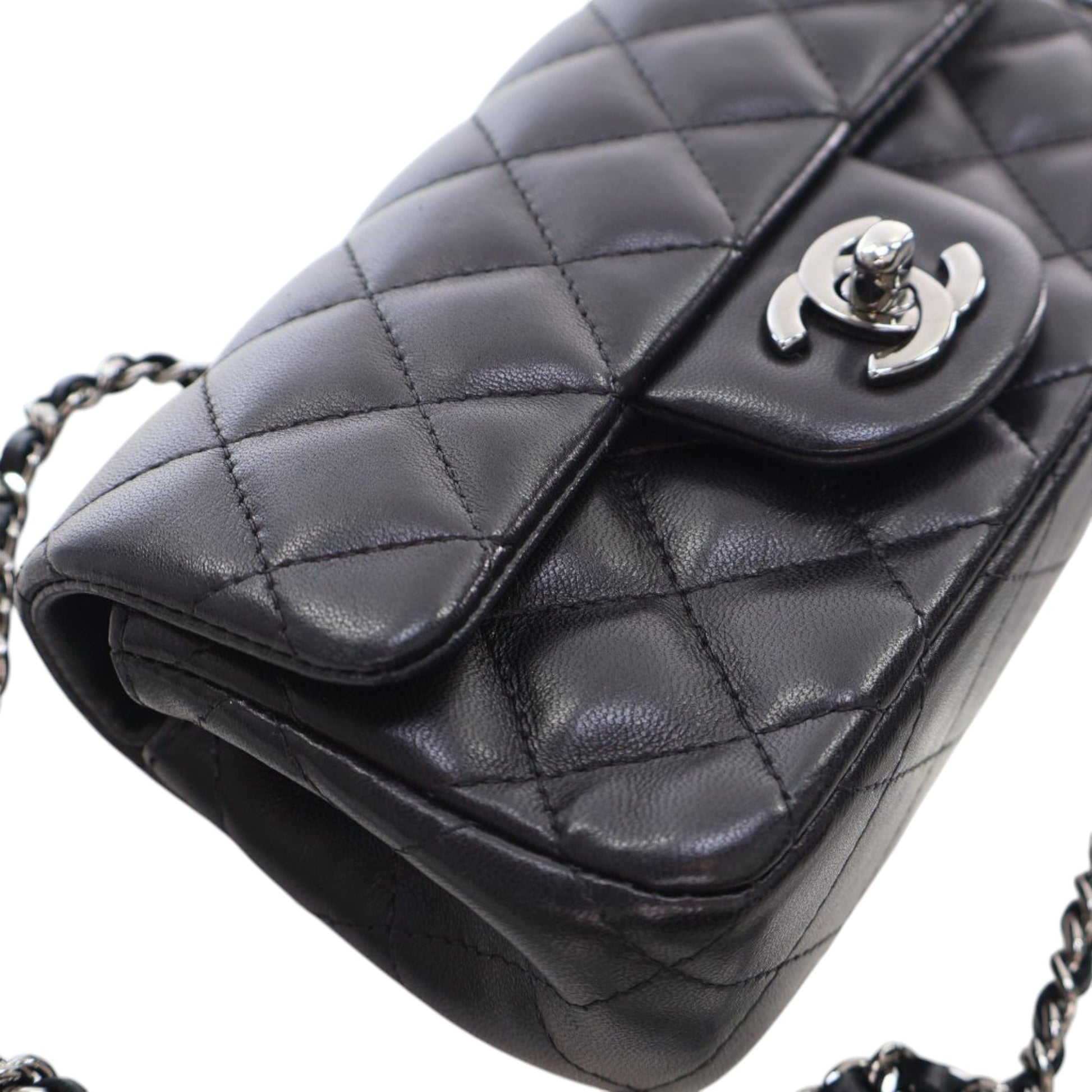 Chanel Extra Mini Rectangular Classic Lambskin Single Flap