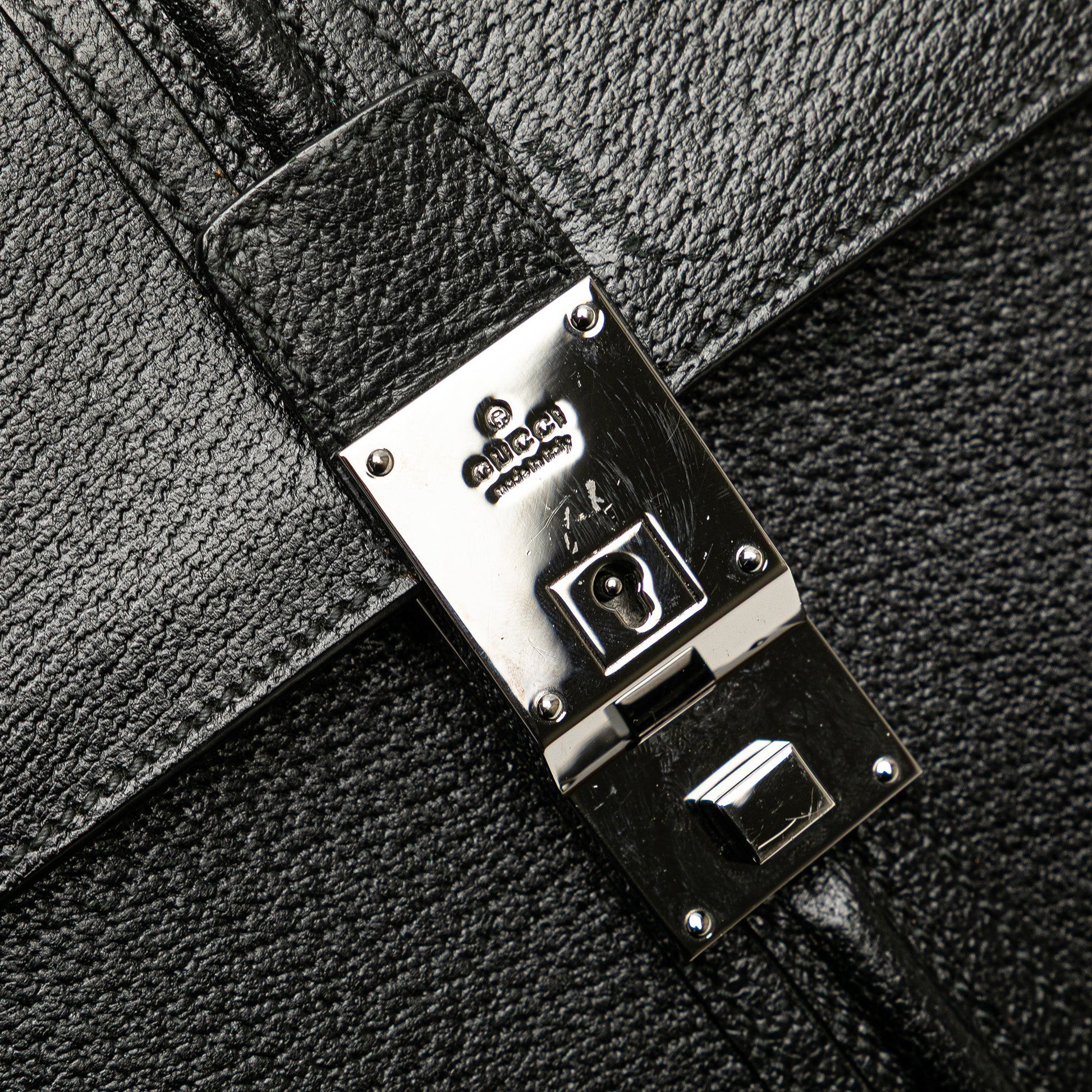 Gucci Studded Leather Clutch