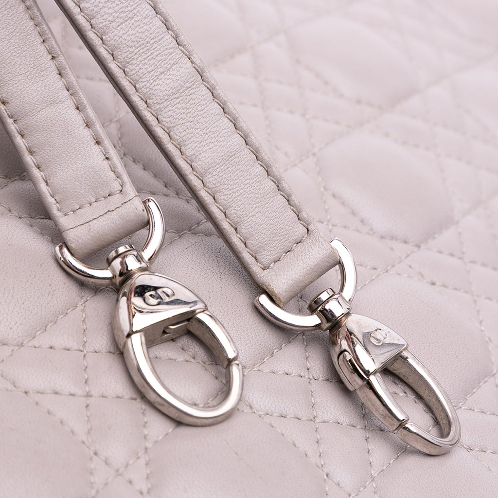 Dior Large Lambskin Cannage Lady Dior