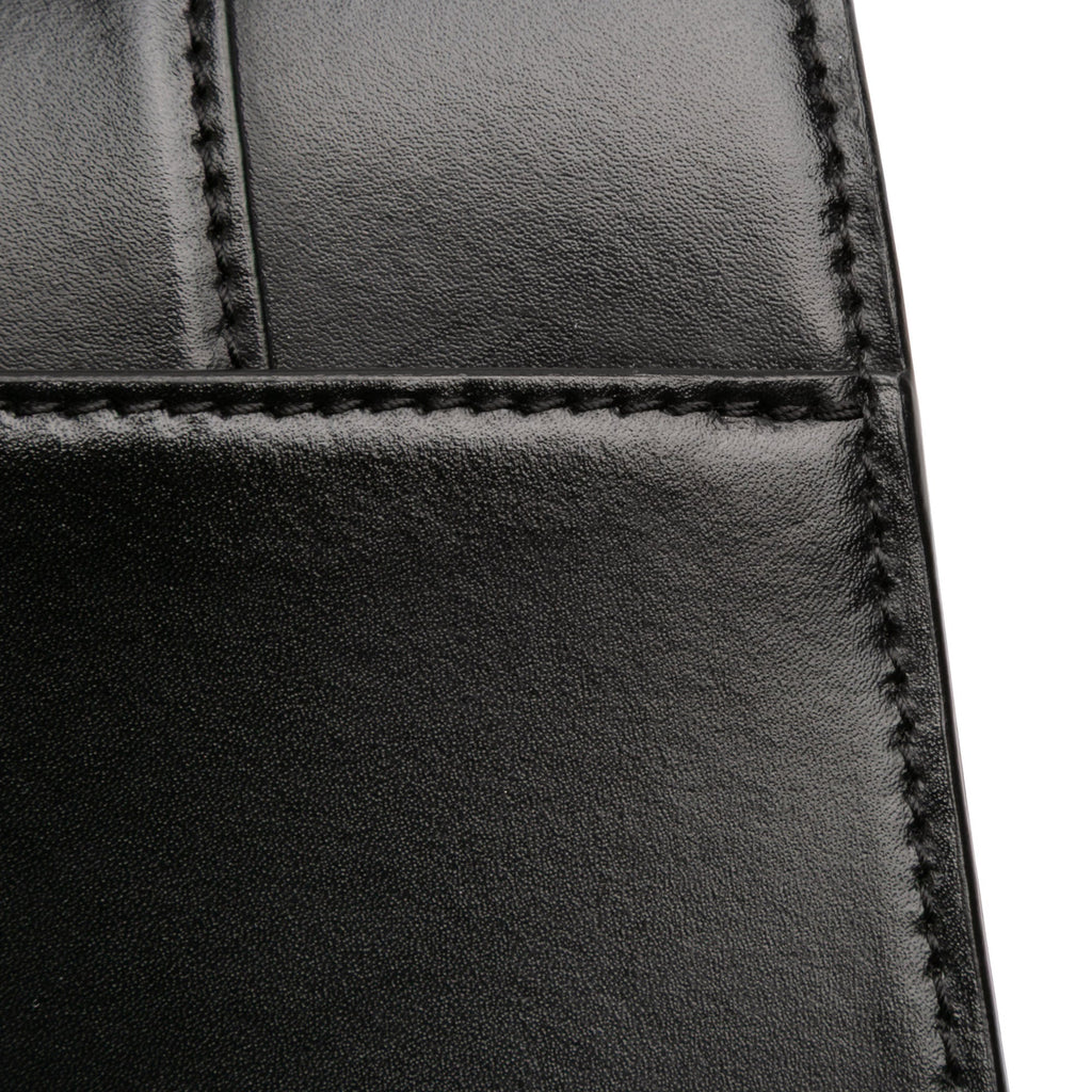 Balenciaga Small Shiny Box Calfskin Hourglass Top Handle Bag