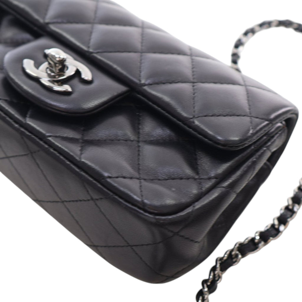 Chanel Extra Mini Rectangular Classic Lambskin Single Flap