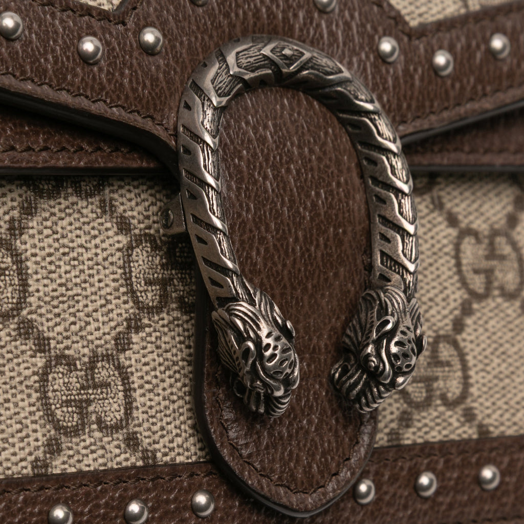 Gucci Mini GG Supreme Studs Dionysus Crossbody