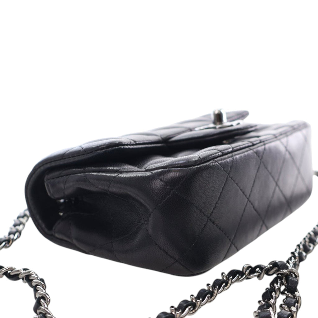 Chanel Extra Mini Rectangular Classic Lambskin Single Flap