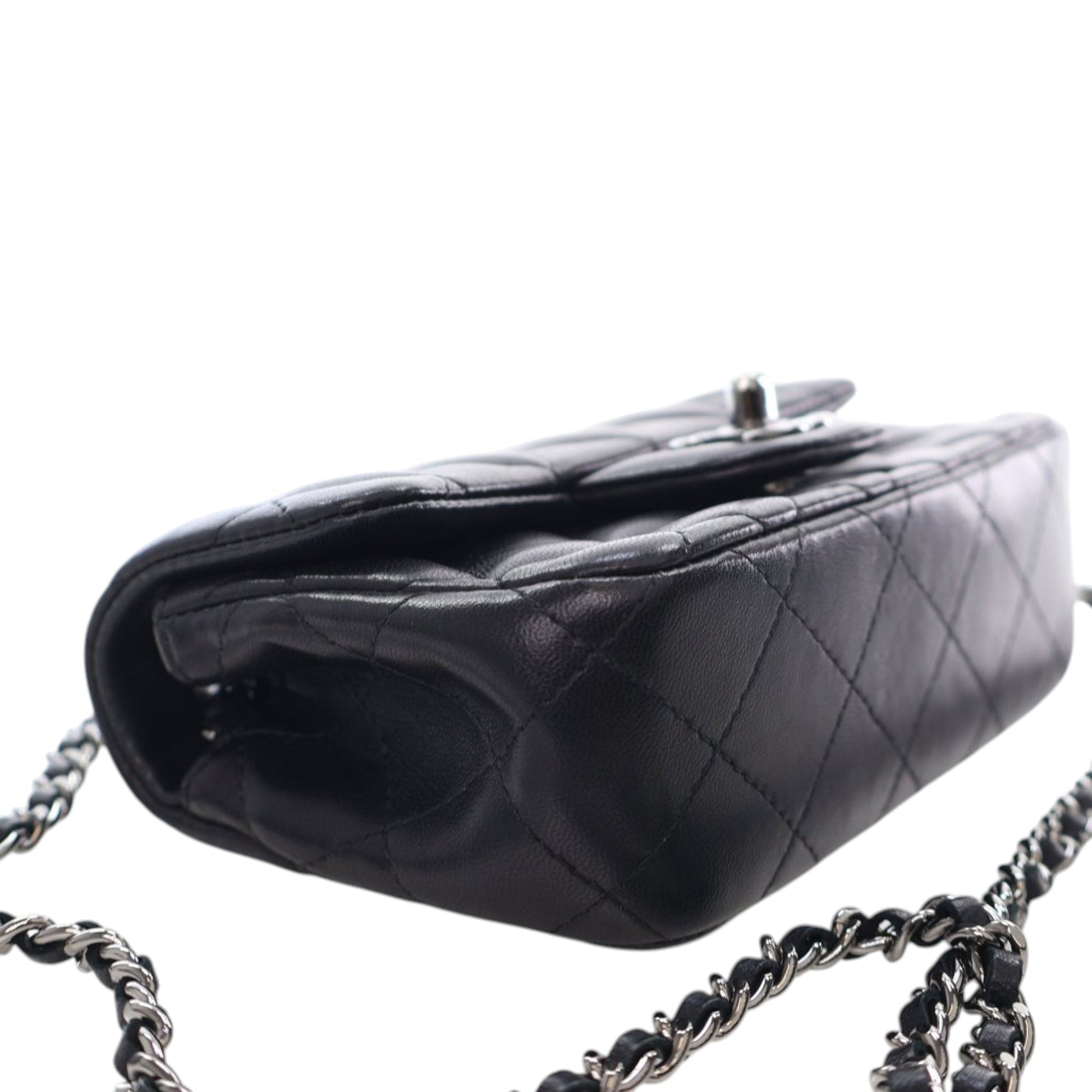 Chanel Extra Mini Rectangular Classic Lambskin Single Flap