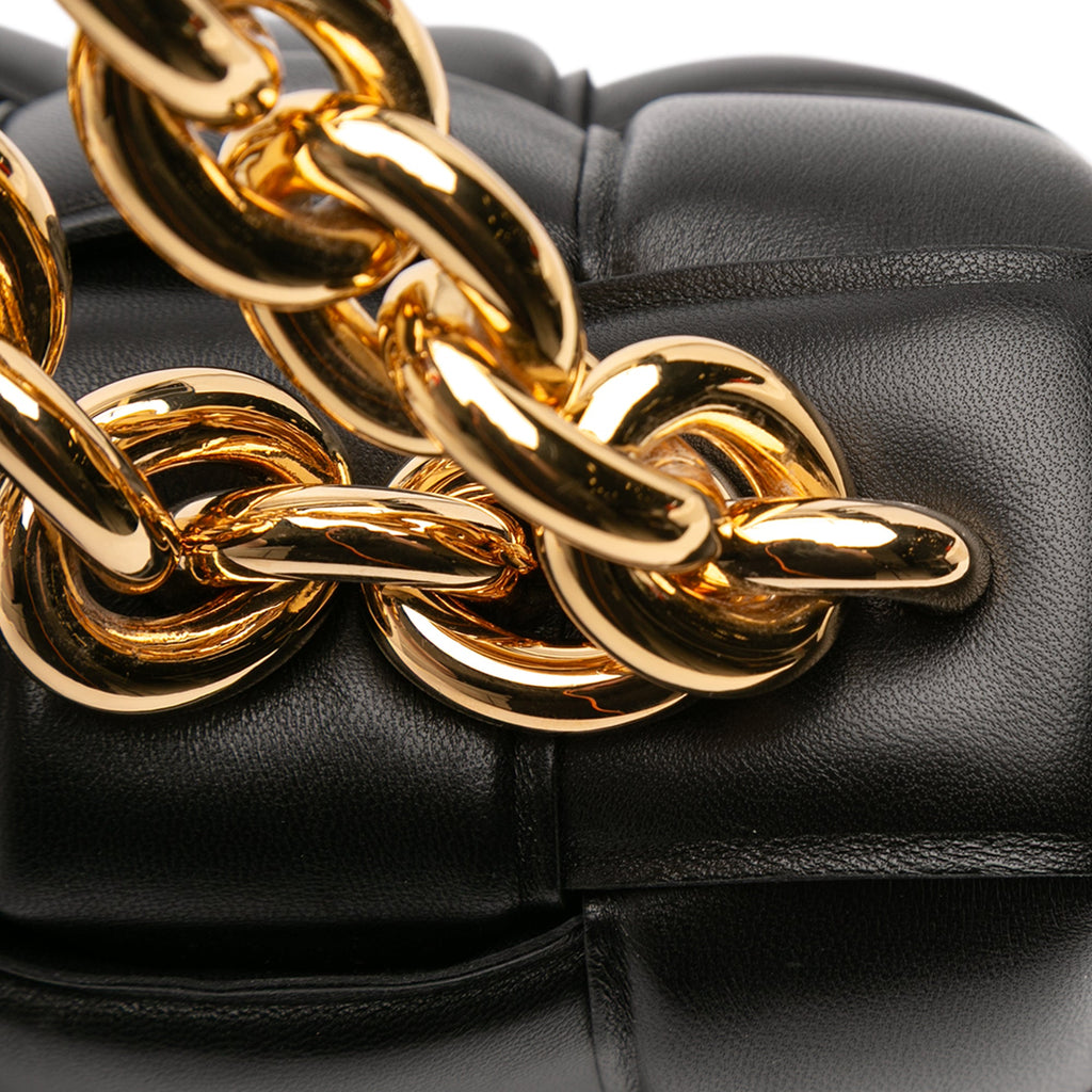 Bottega Veneta Nappa Intrecciato Padded Chain Cassette Satchel