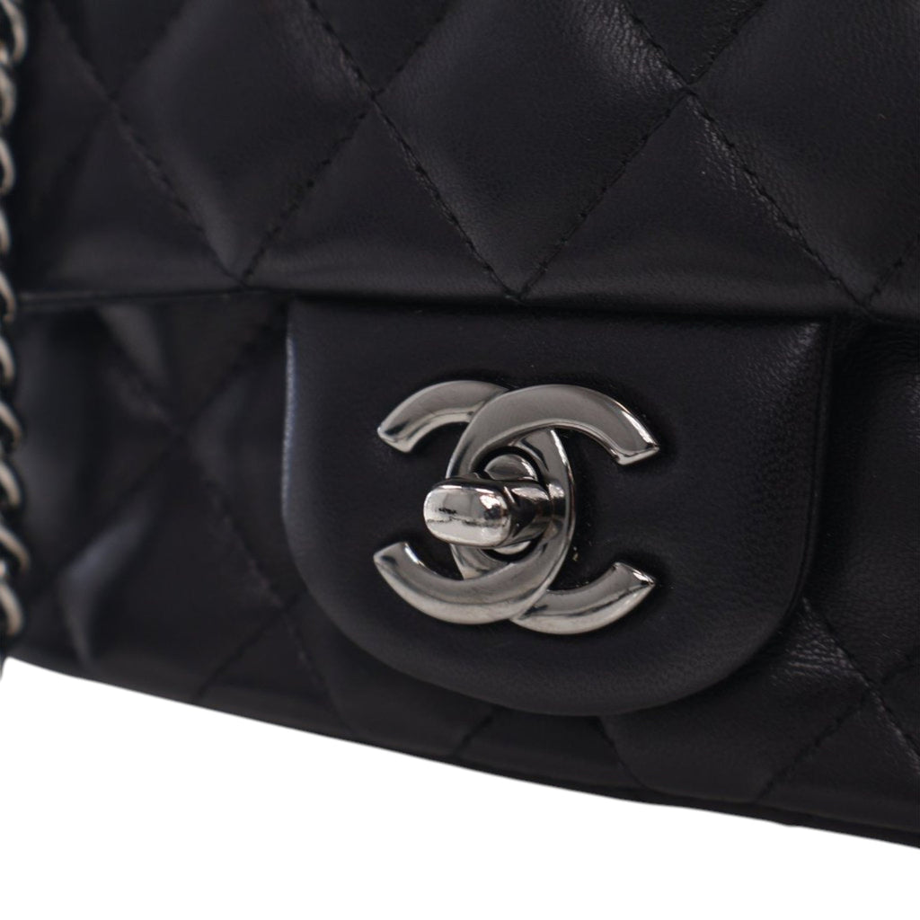 Chanel Extra Mini Rectangular Classic Lambskin Single Flap