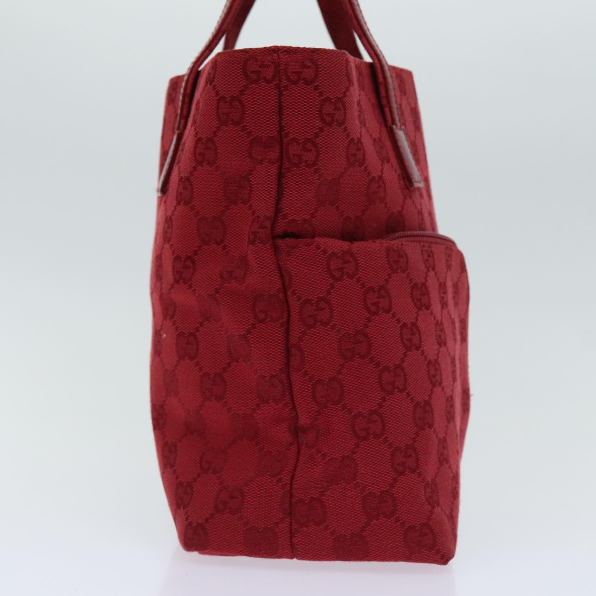 Gucci Canvas Hand Bag Red